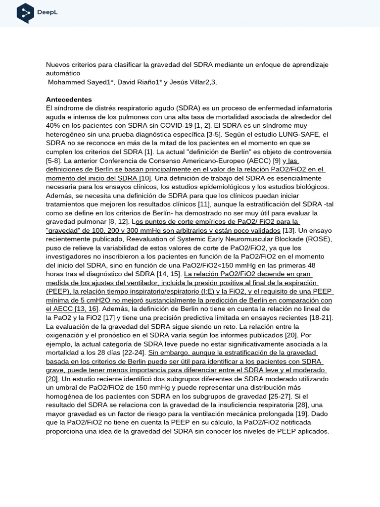 Novel criteria to classify ARDS severity using a machine learning ...