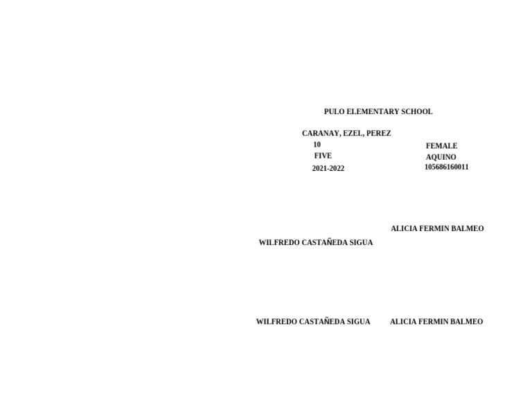 Pulo Card Bagong Ulit | PDF