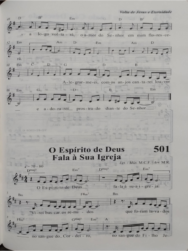 0501 - O Espírito de Deus Fala À Sua Igreja | PDF