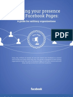 Building Your Presence With Facebook Pages:: A Guide For Military Organizations