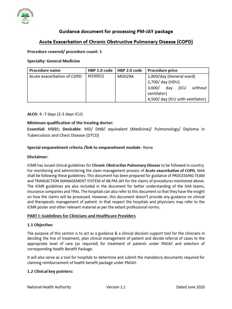 Acute Exacerbation of COPD - Medco | PDF | Pulmonology | Chronic ...