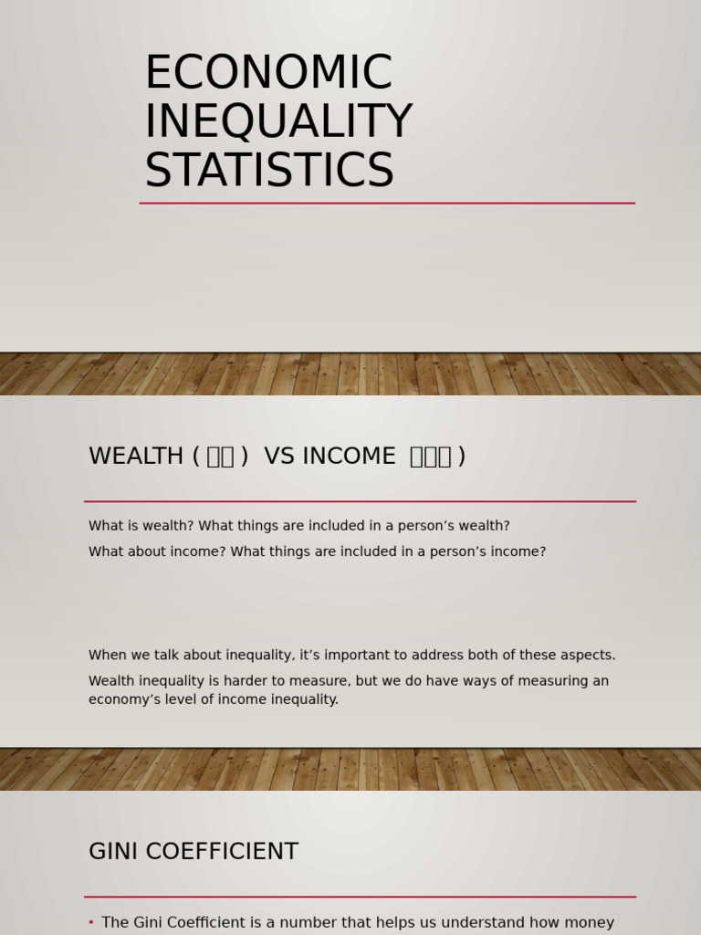 Economic Inequality: Wealth vs. Income | PDF | Taxes | Economic Inequality