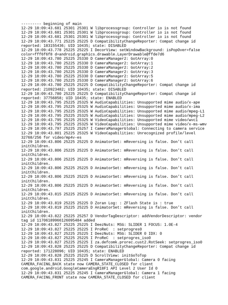 Log Cat 1735492183659 | PDF | Software Engineering | Operating System ...