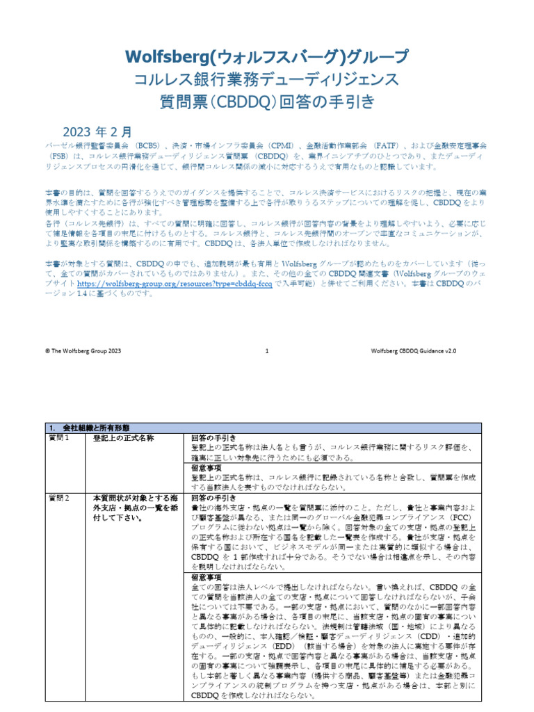 CBDDQ 日本語訳 | PDF