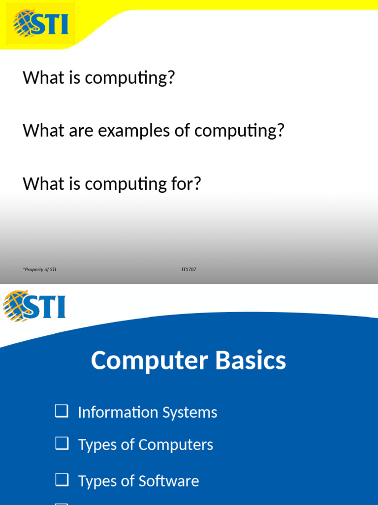 01 LCD Slides 1 | PDF | Computing | Software