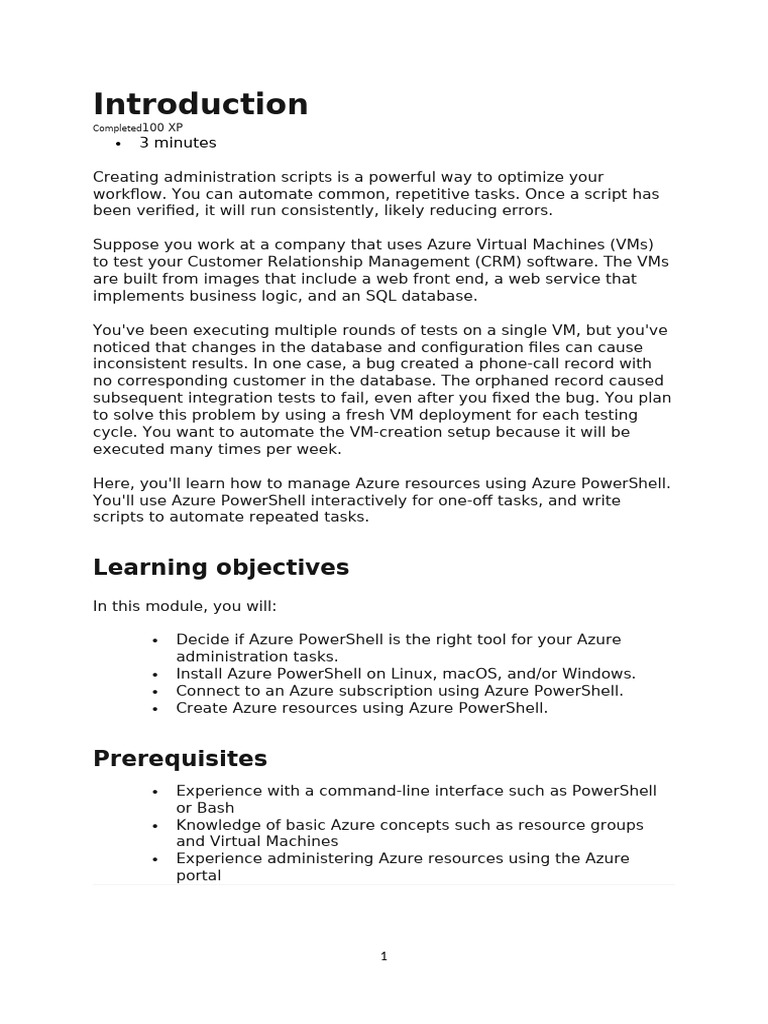 Azure104 module 4 pdf parameter computer programming command