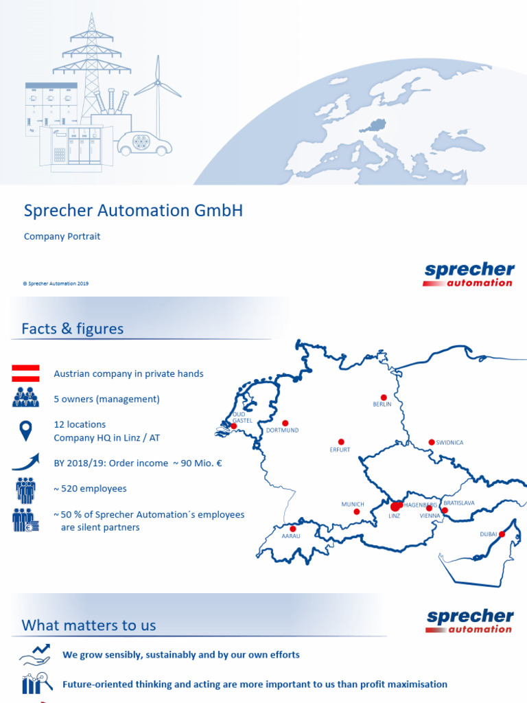02 SPRECON Basic Training CompanyPortrait | PDF | Electrical Grid ...