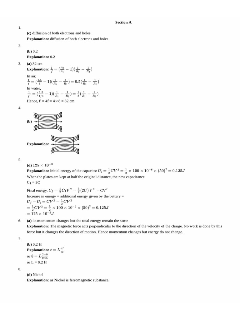 Pre Board - 2 Solution | PDF