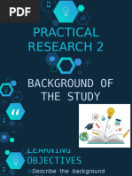 Writing the Background of Study | PDF | Academic Publishing ...
