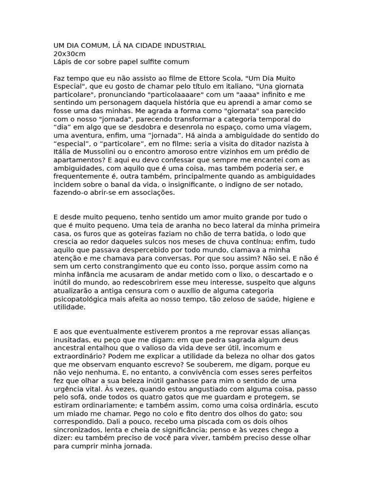 Reflexões sobre a Vida e o Cotidiano | PDF | Gatos | Tempo