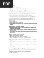 CDL General Knowledge Test Guide | PDF | Vehicles | Truck