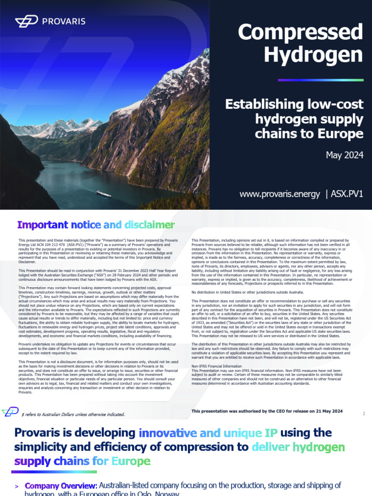 Low-Cost Hydrogen Supply Chains for Europe | PDF | Carbon Capture And ...