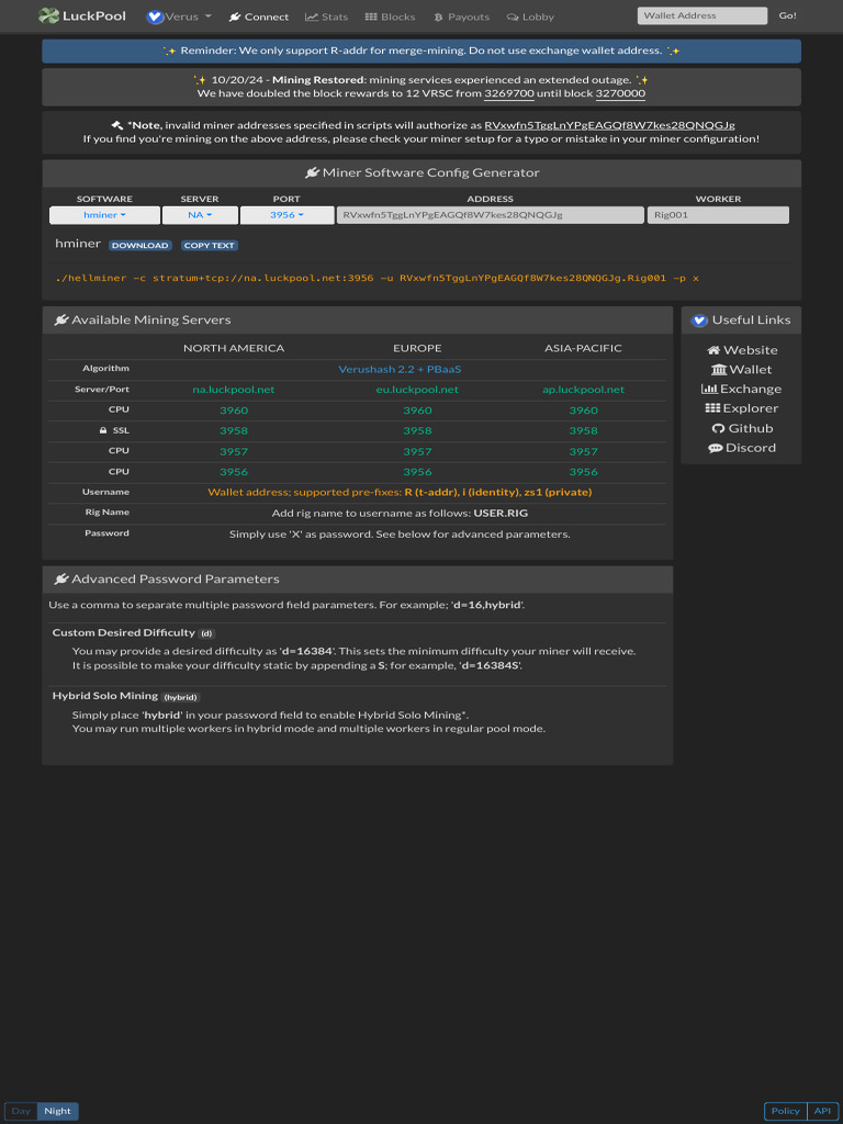 LuckPool - For Miners, by Miners | PDF | Password | Software