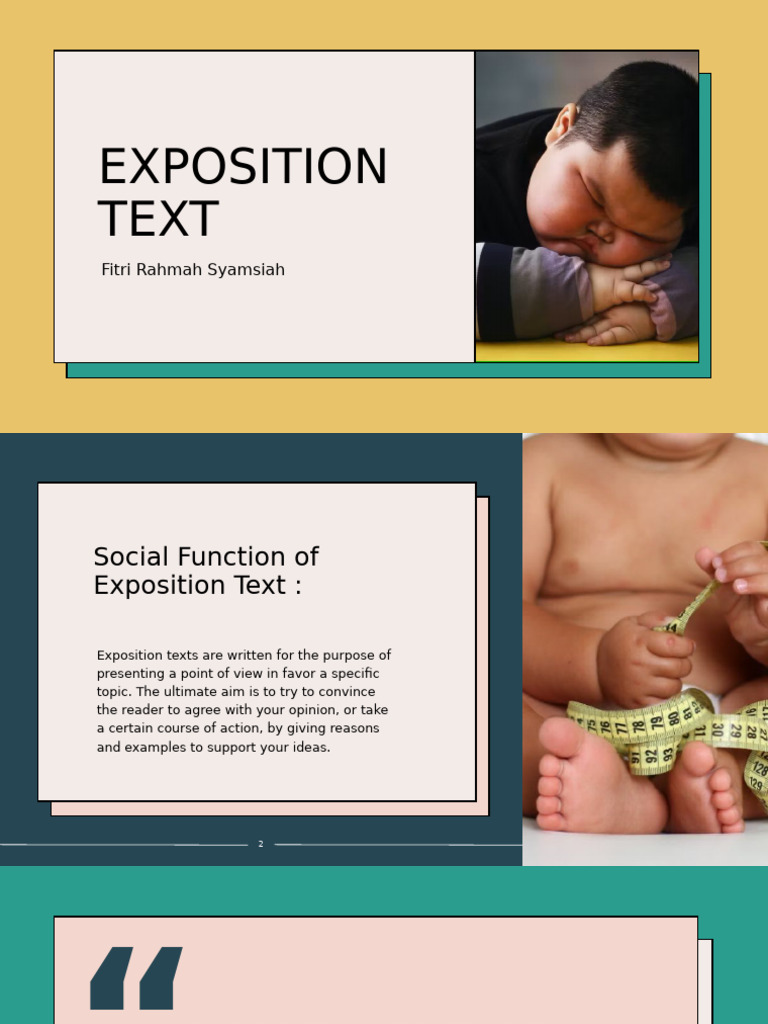Understanding Exposition Texts and Their Impact | PDF | Obesity | Fat