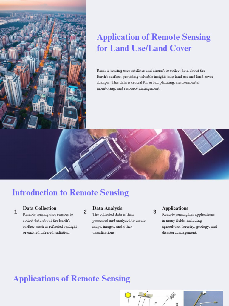 Application Of Remote Sensing For Land Useland Cover Pptx 20250110