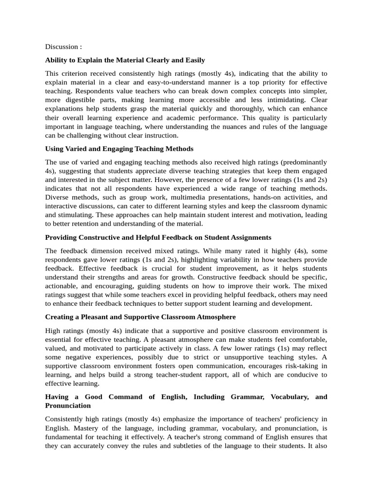 Effective Teaching Strategies for English | PDF | Teaching Method ...