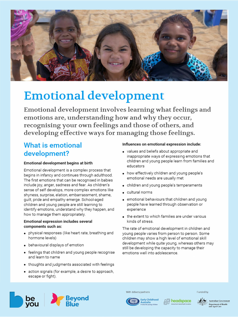 Understanding Emotional Development | PDF | Emotions | Feeling
