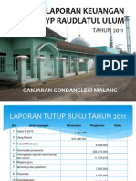 Slide laporan keuangan YPRU 2012
