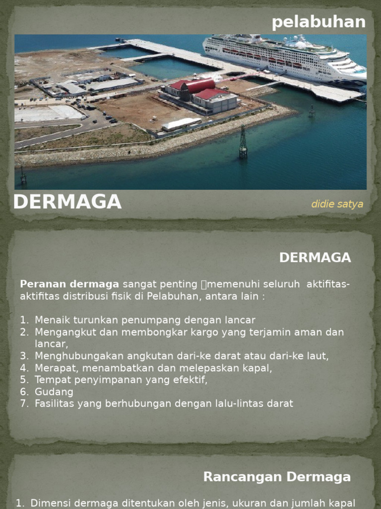 Jenis dan Konstruksi Dermaga Pelabuhan | PDF