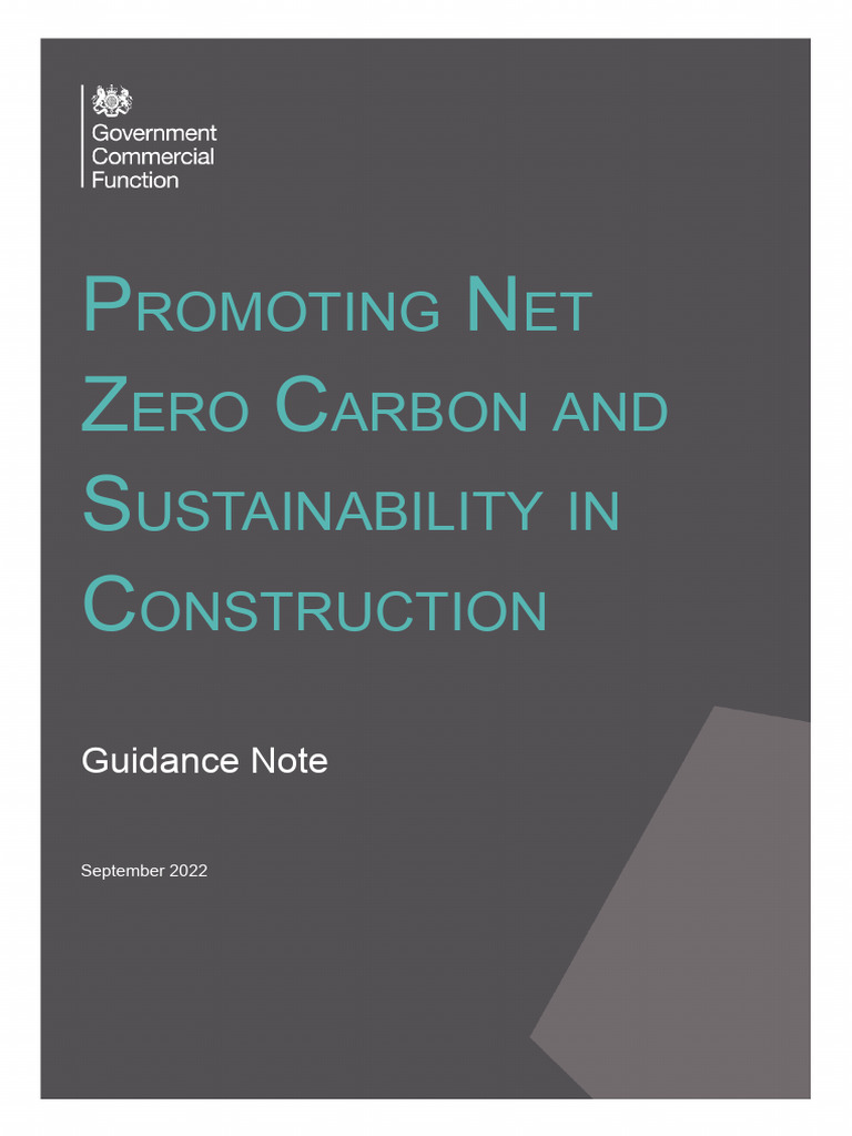 Carbon Net Zero Guidance Note | PDF | Greenhouse Gas | Climate Change ...