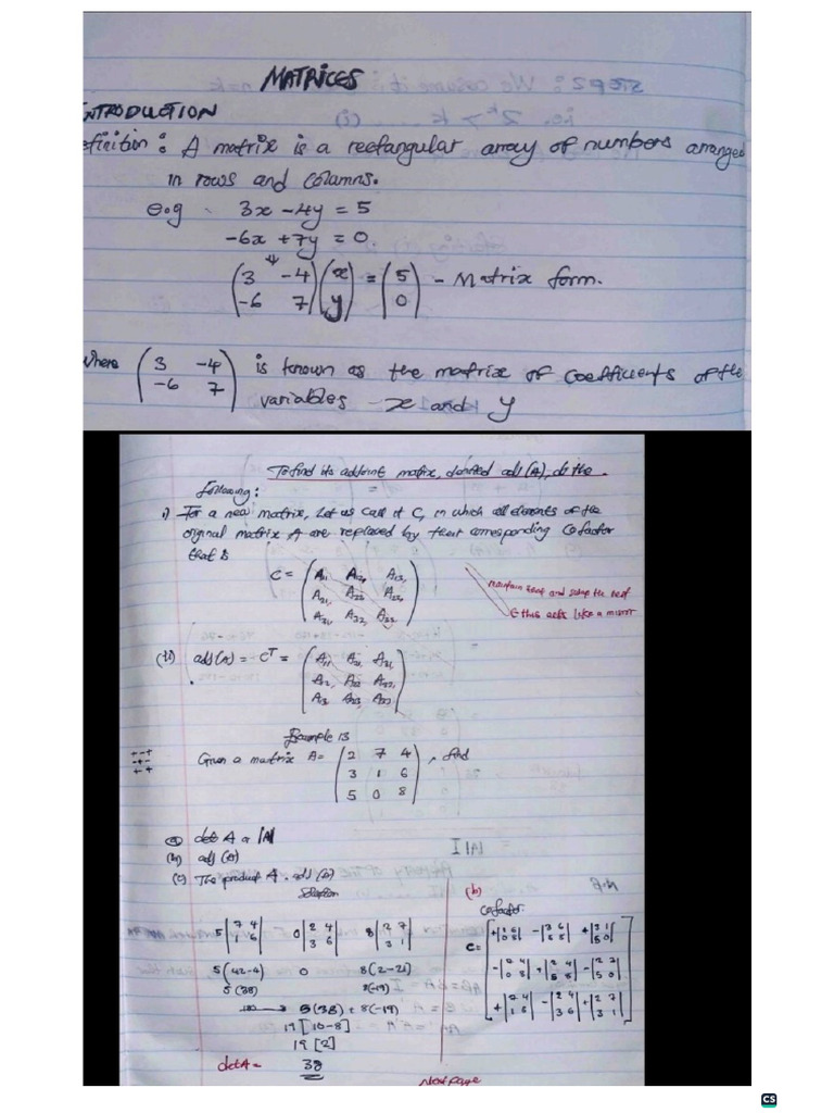 MATRICES | PDF