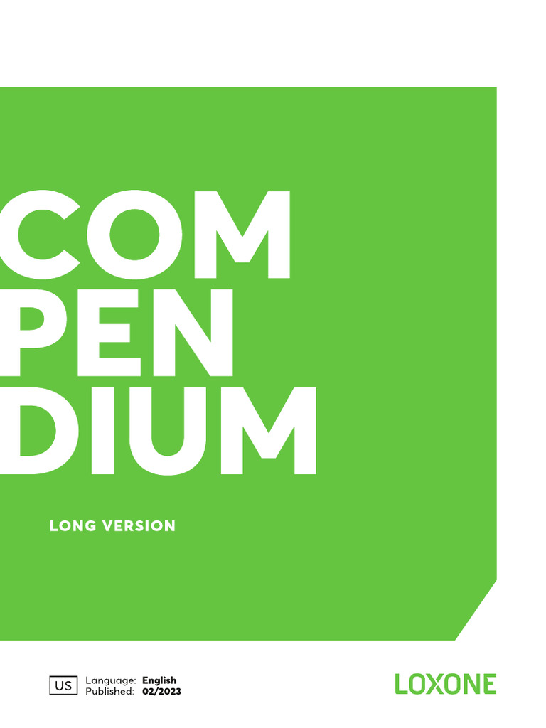 Loxone Compendium Building Automation | PDF | Building Automation |  Automation, image size:768x1024