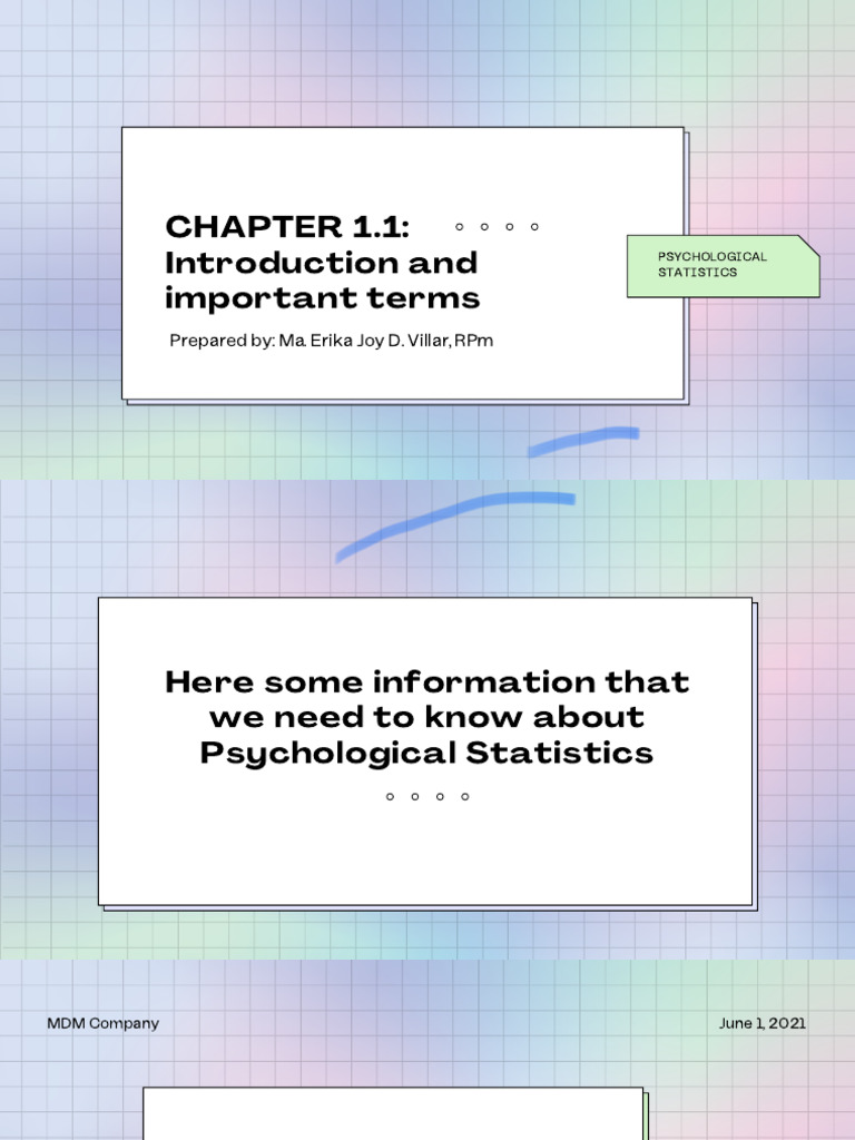 Introduction to Psychological Statistics | PDF | Level Of Measurement ...