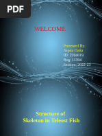 Fish Skeletal System Recognition Guide | PDF | Skeleton | Bone