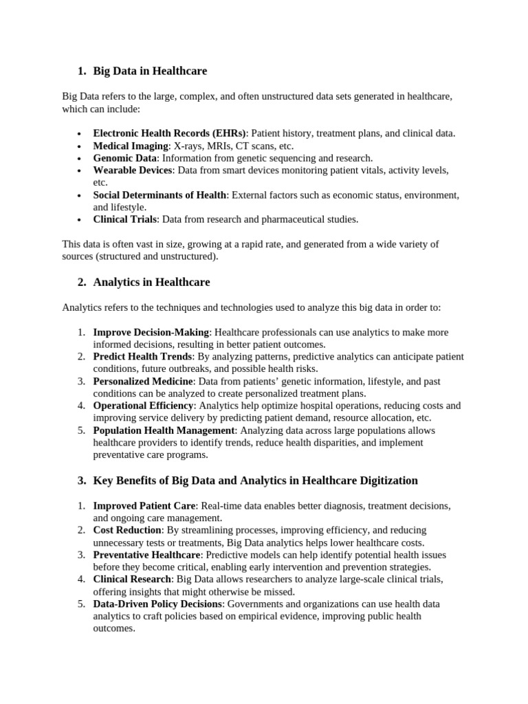 BENEFITS OF BIG DATA IN HEALTHCARE PDF visual data 2