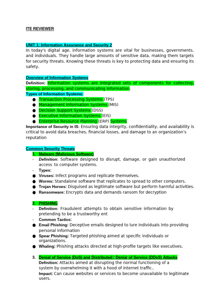 ITE-REVIEWER | PDF | Security | Computer Security