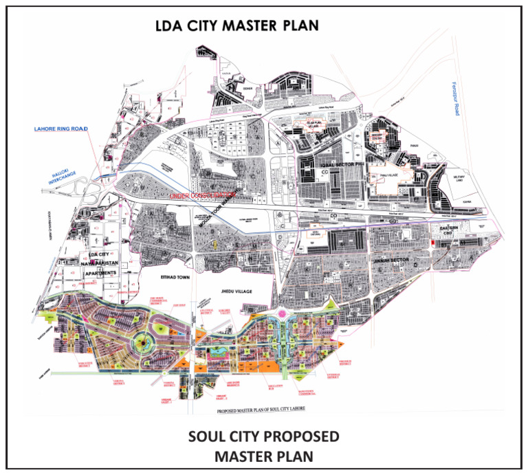 Soul City Proposed Master Plan - 36 X 40 | PDF