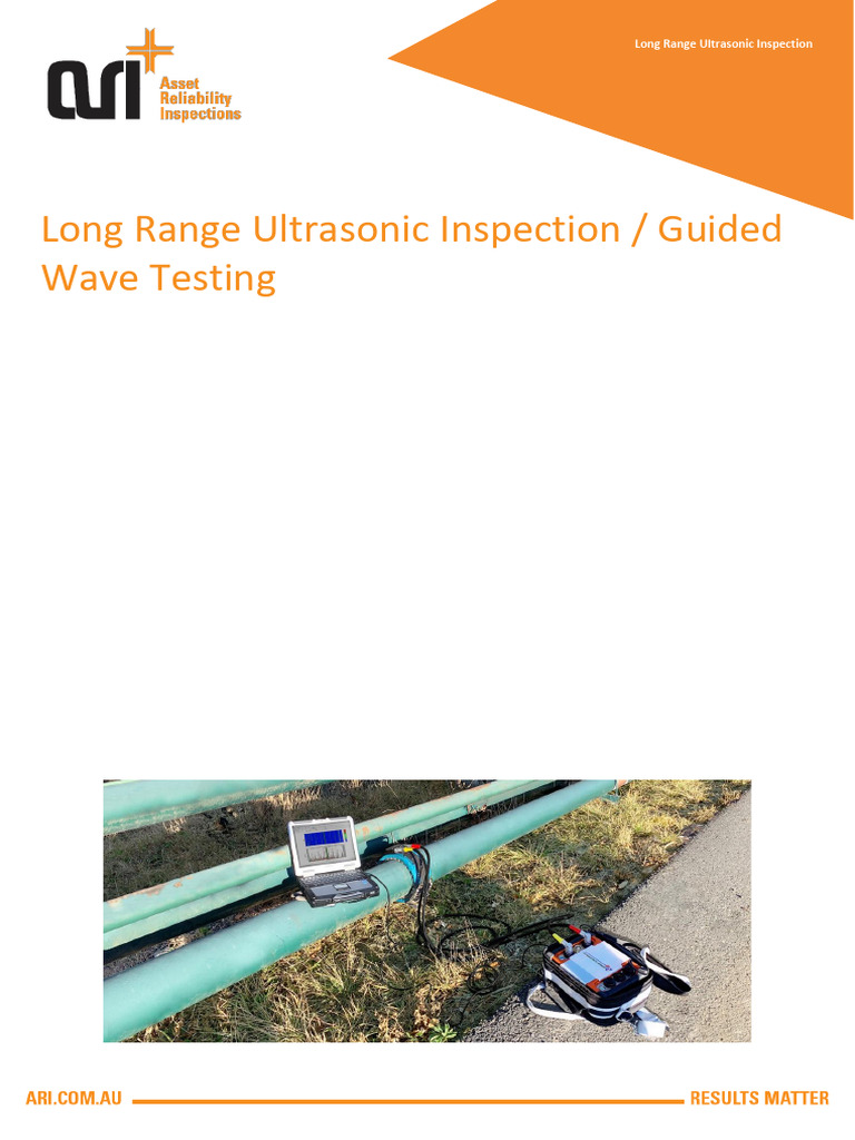 Ari Guided-Wave-Testing-Long-Range-Ultrasonic-Inspection | PDF