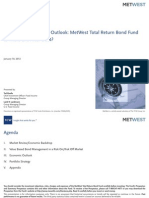 2011-2012 Review and Outlook: Metwest Total Return Bond Fund Is There Life After Debt?