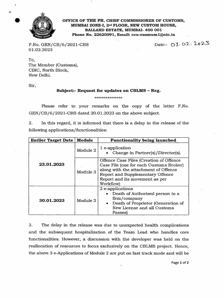 3_Updates on CBLMS 01.02.2023 | PDF