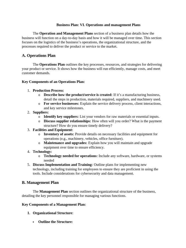 Operations & Management Blueprint | PDF | Performance Indicator ...