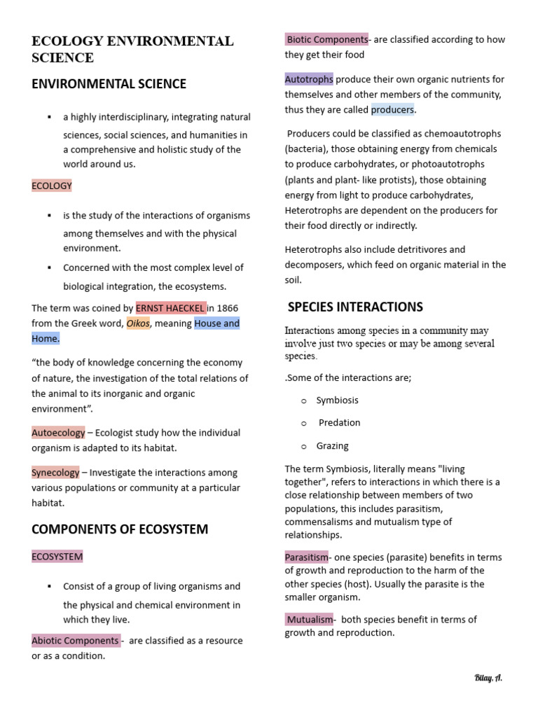 Environmental Science Reviewer (1) - 1 | PDF | Soil | Agriculture