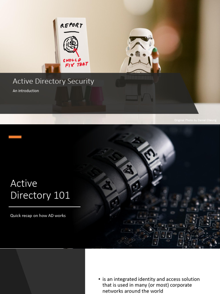 Active Directory Security Overview | PDF | Active Directory | Group Policy