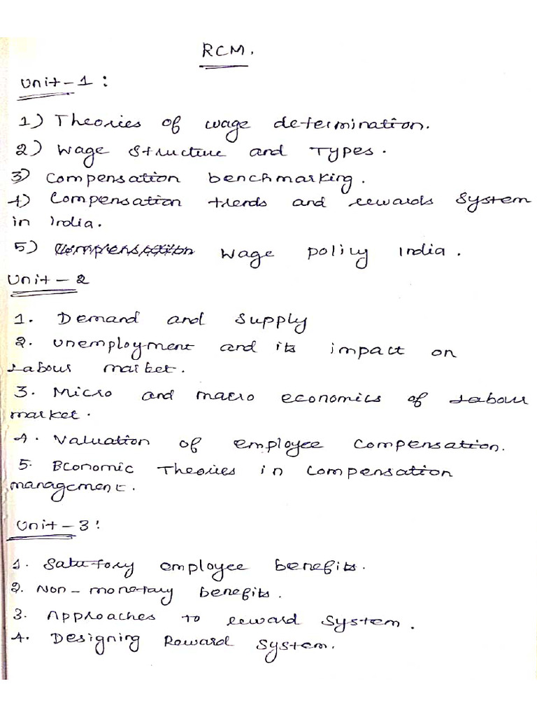 RCM All Unit | PDF