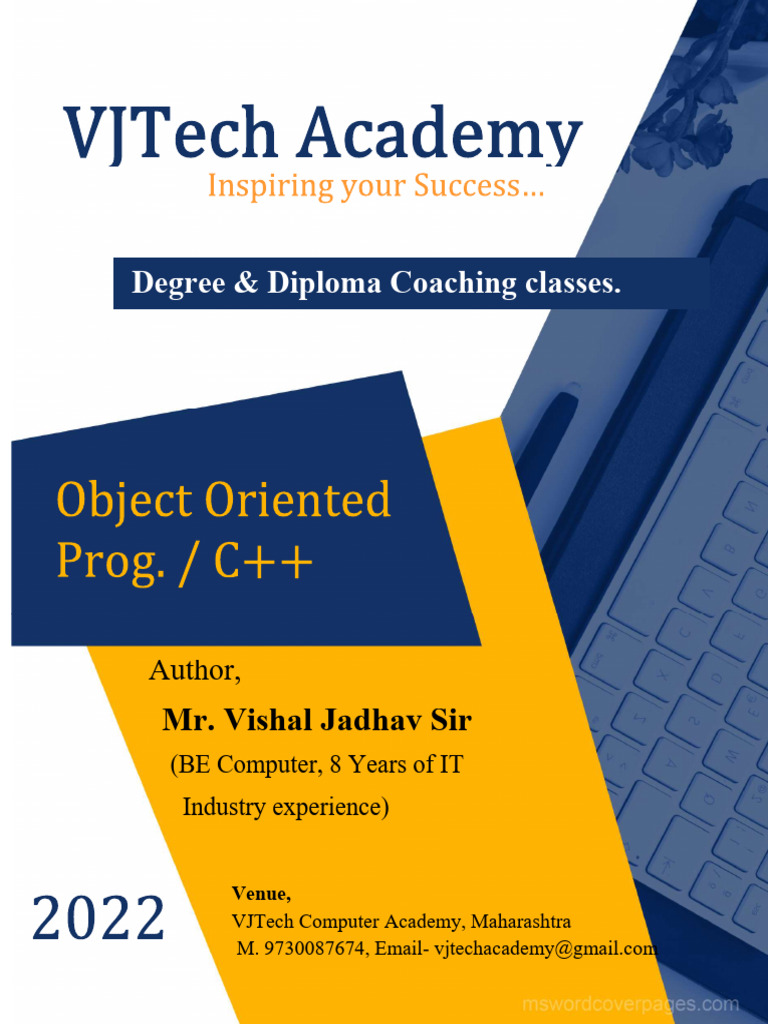 C++ Lang by Vishal Sir | PDF