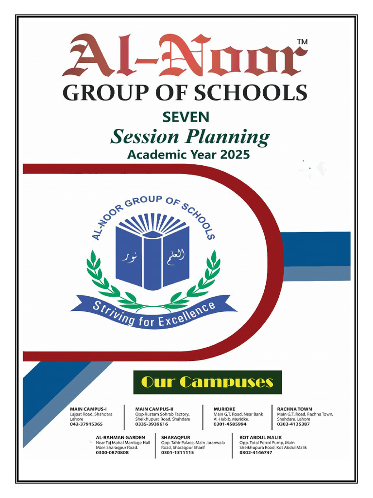 Seven Class Schedule of Syllabus | PDF