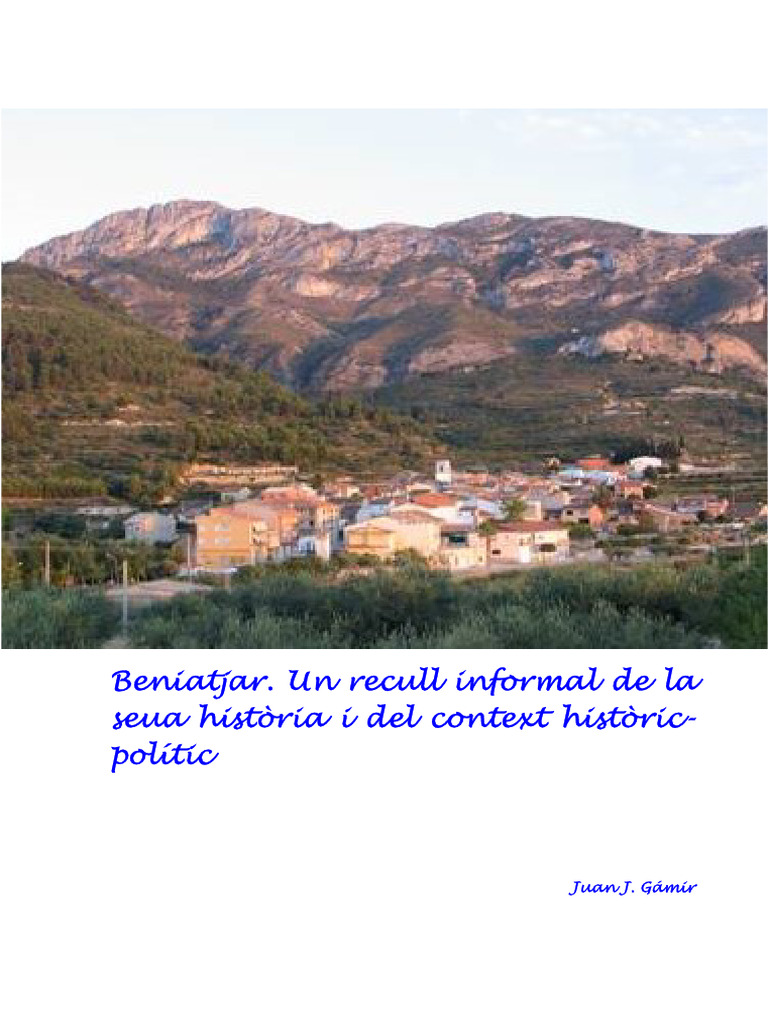 Beniatjar. Un Recull Informal de La Seua Història | PDF