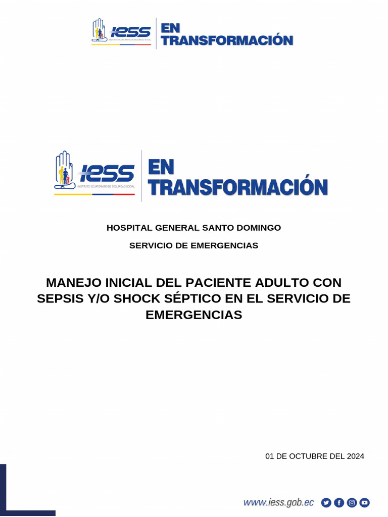 93 - 2003 Protocolo Sepsis y Shock Septico | PDF | Septicemia ...