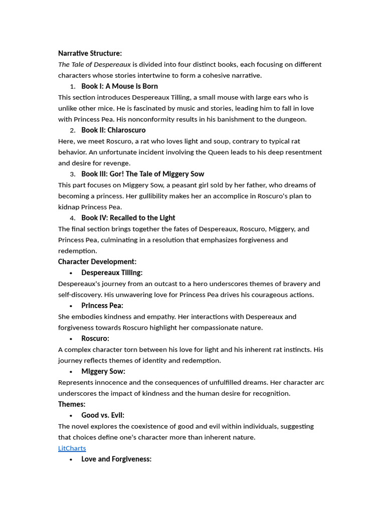 The Tale of Despereaux Kate DiCamilloE PDF