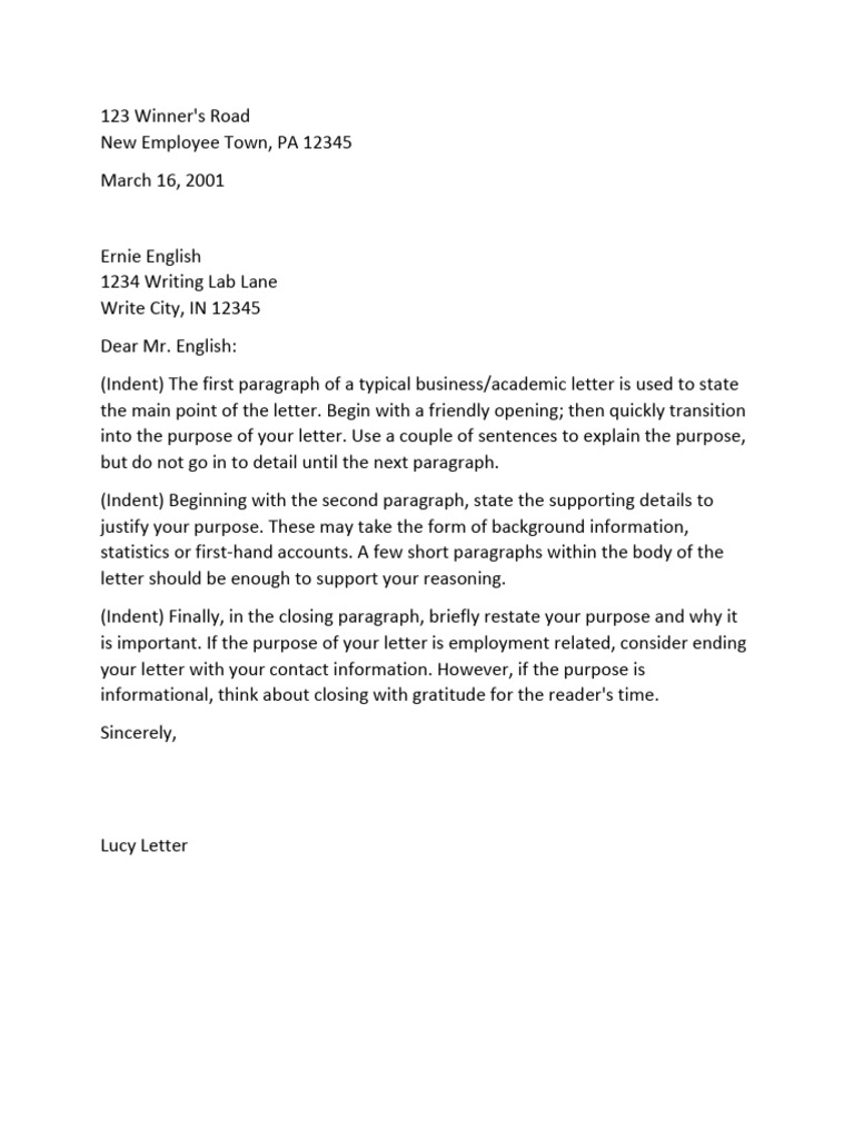 Handout For Letter | PDF