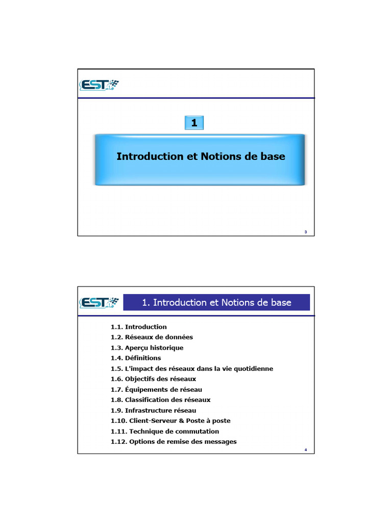 Notions de base sur les réseaux de données | PDF | Serveur ...