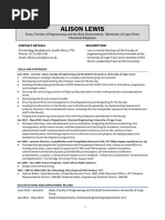 Dean CV | PDF | Precipitation (Chemistry) | Crystallization