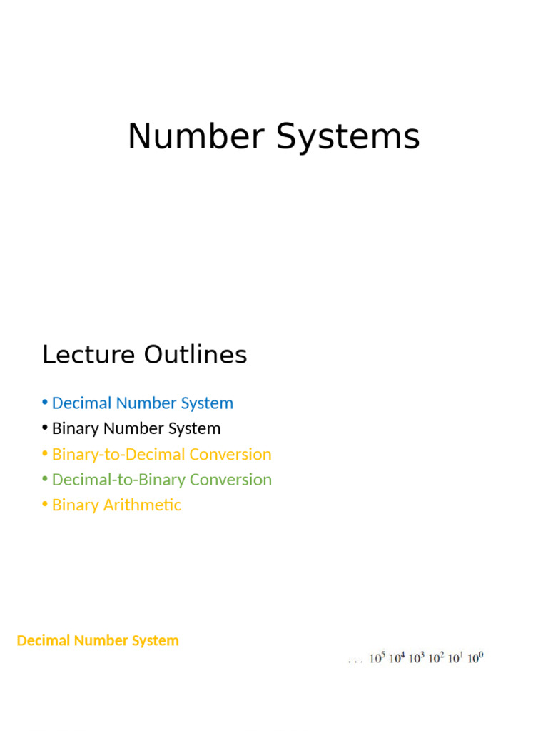 Understanding Number Systems Basics | PDF | Subtraction | Numbers