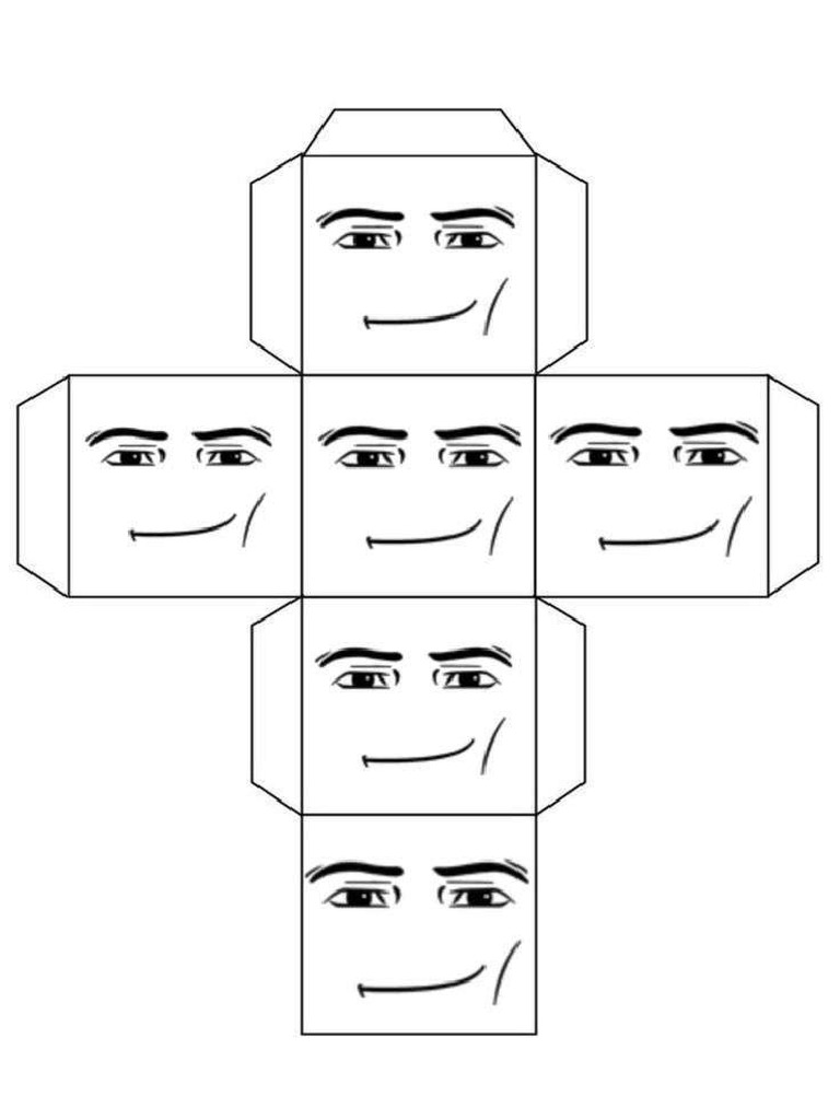 Man Face Papercraft Block | PDF