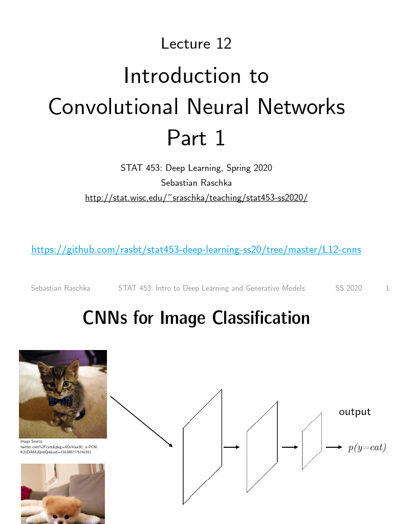 CNNs in Deep Learning Overview | PDF | Deep Learning | Artificial ...