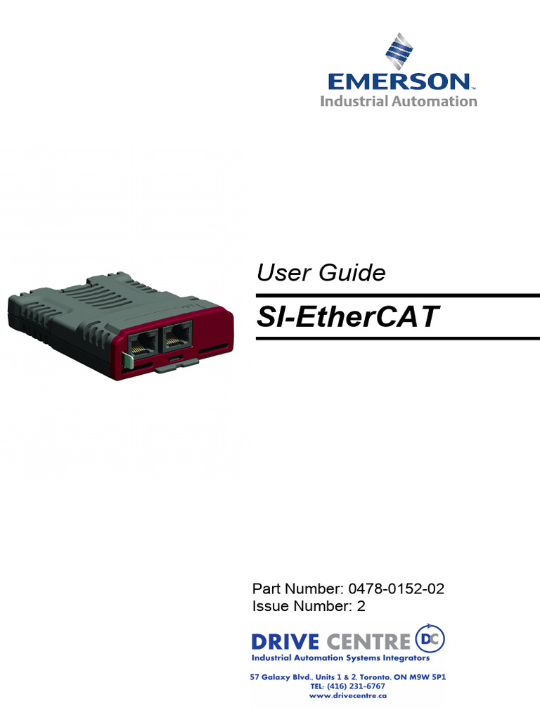 SI-EtherCAT User Guide for Drives | PDF | Electrical Engineering